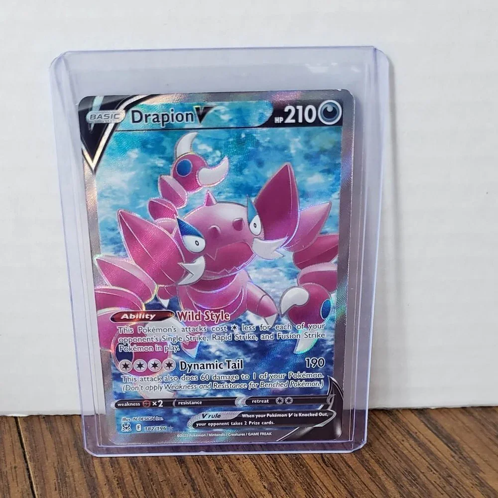 Pokémon TCG Drapion V Sword & Shield - Lost Origin 182/196 Regular Ultra Rare